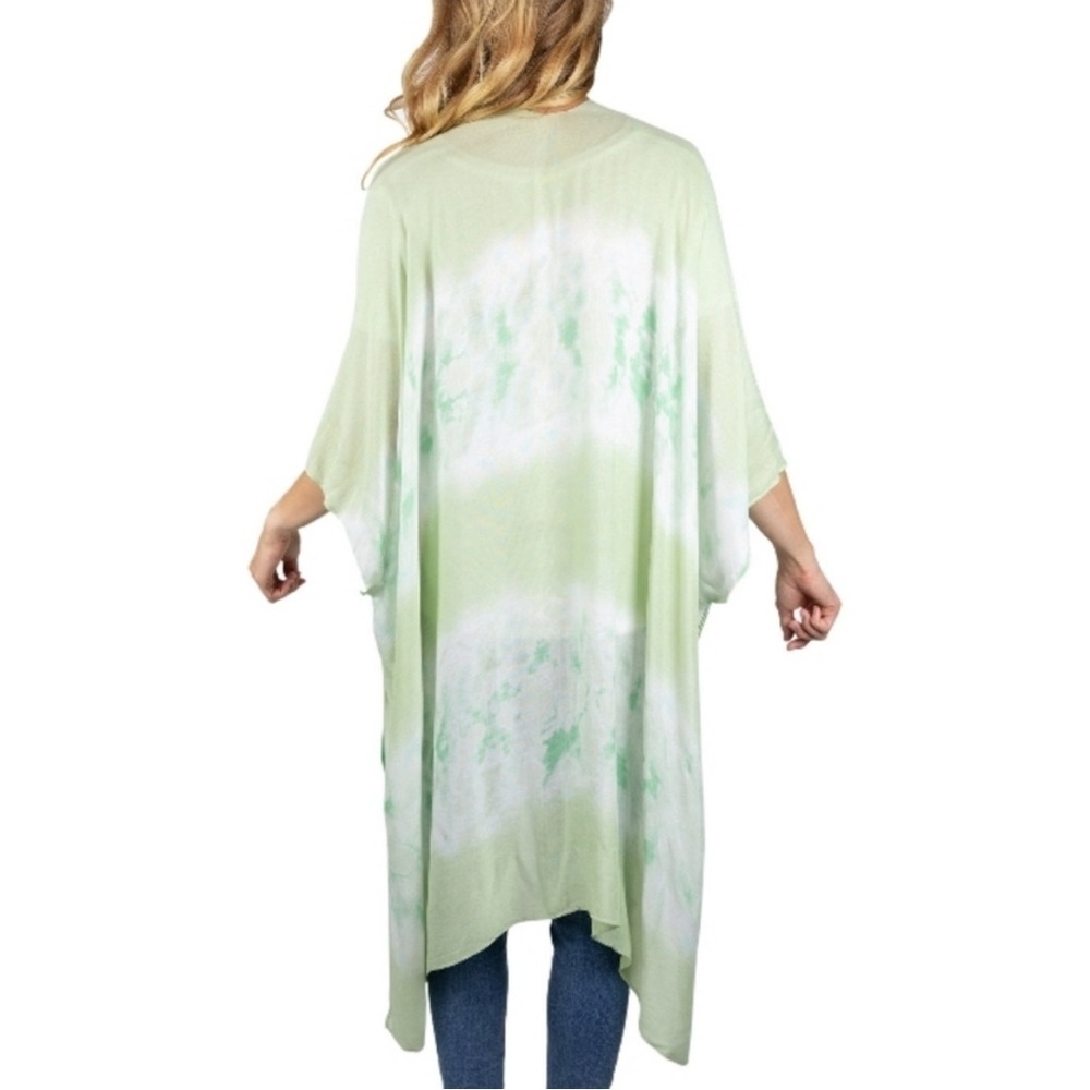 Rachel Roy Key Lime Tie Dye Kimono - Picture 3 of 7
